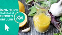 Limon Suyu ve Sarımsak ile Şekerden Kurtulacaksınız