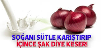 Mor Soğanı Sütle Karıştırıp için! Anında..