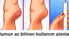 Mumun çok az bilinen kullanım alanları