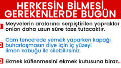 Hayatı Kolaylaştıran Pratik Bilgiler