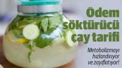 Ödem Söktürücü Çay Tarifi Metabolizmayı Hızlandırıyor ve Zayıflatıyor