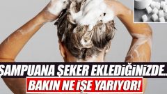 Şampuana şeker ekleyince