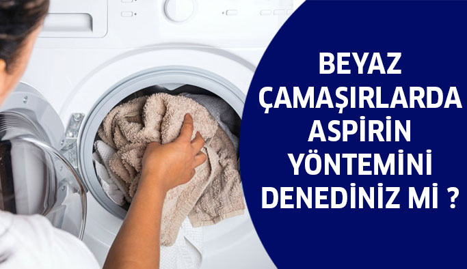 Çamaşır Makinenize Attığınız Aspirin Bakın Neler Yapıyor!
