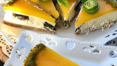 Portakallı Oreolu Cheesecake