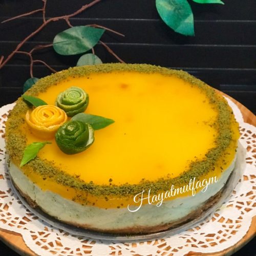 Portakallı Oreolu Cheesecake