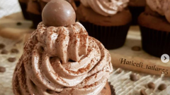 Kahveli Kremalı Cupcake