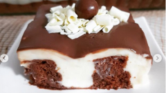 Muhallebi Dolgulu Islak Kek