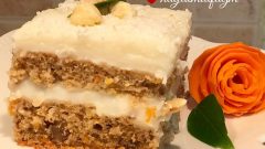 Muhallebili Havuçlu Kek