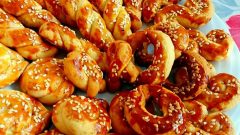 Pastane Usulü Tuzlu Kurabiye