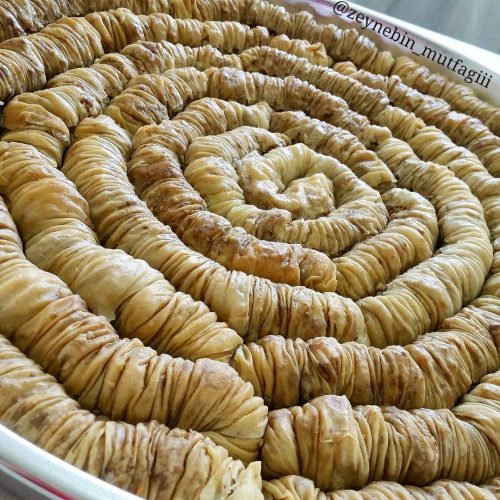 Şerbetsiz Büzme Baklava