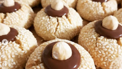 Susamlı Çikolatalı Kurabiye