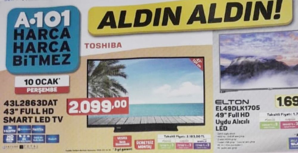 A101 10 Ocak 2019 Aktüel İndirim Kataloğu Yayınlandı