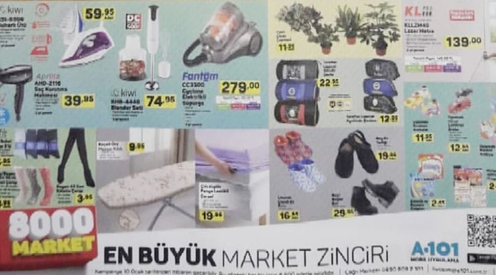 A101 10 Ocak 2019 Aktüel İndirim Kataloğu Yayınlandı