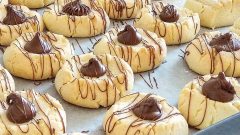 Çikolata Dolgulu Kurabiye