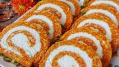 Hindistan Cevizli Rulo Havuç Pastası