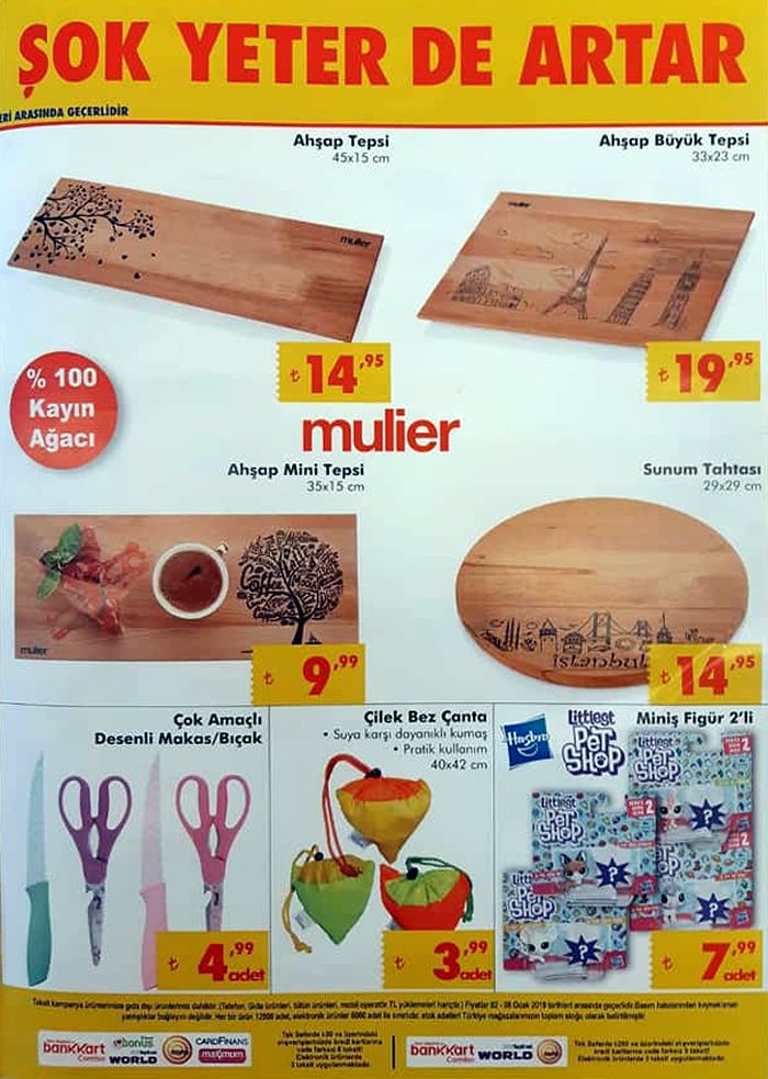 2019 yılının ilk ŞOK Aktüel Kataloğu yayınlandı. ŞOK 2 Ocak 2019 Aktüel Ürünleri
