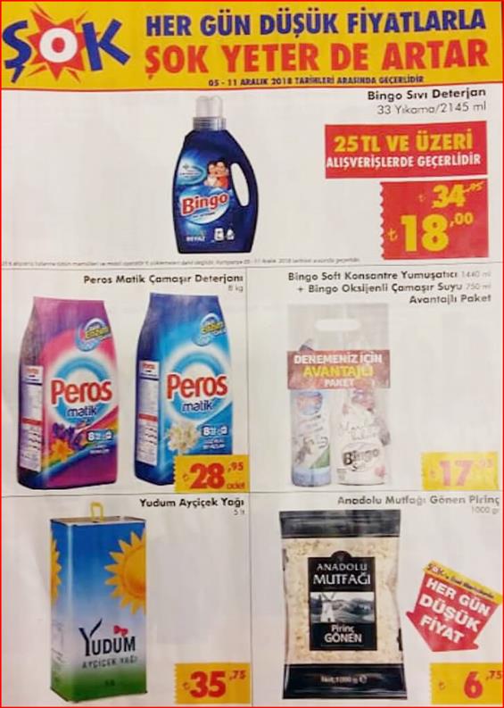 Şok 5 Aralık 2018 Aktüel Ürünler Kataloğu