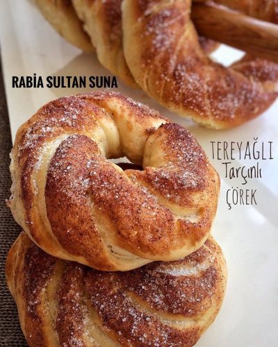 Tarçınlı Tereyağlı Çörek