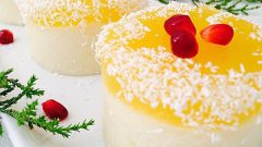 Portakal Pelteli İrmik Tatlısı