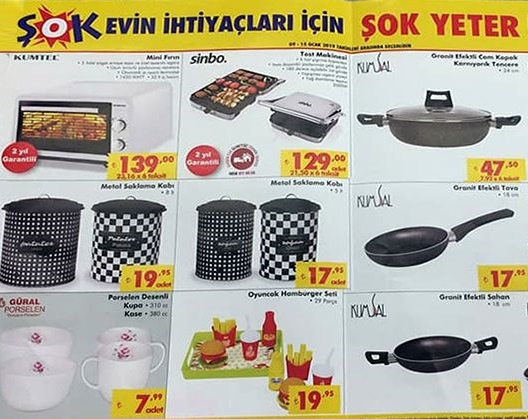 ŞOK 9 Ocak 2019 Aktüel Ürünler Kataloğu harika ürünler