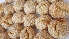 Susamlı Tuzlu Kurabiye