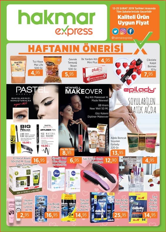 Hakmar 14 Şubat 2019 Aktüel Ürünler Kataloğu