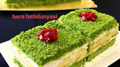 Ispanaklı Yaş Pasta