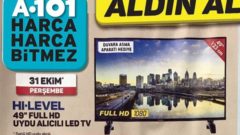 A101 31 Ekim 2019 Aktüel İndirimli Ürünler Kataloğu