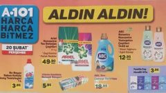 A101 20 Şubat 2020 Aktüel İndirimli Ürünler Kataloğu